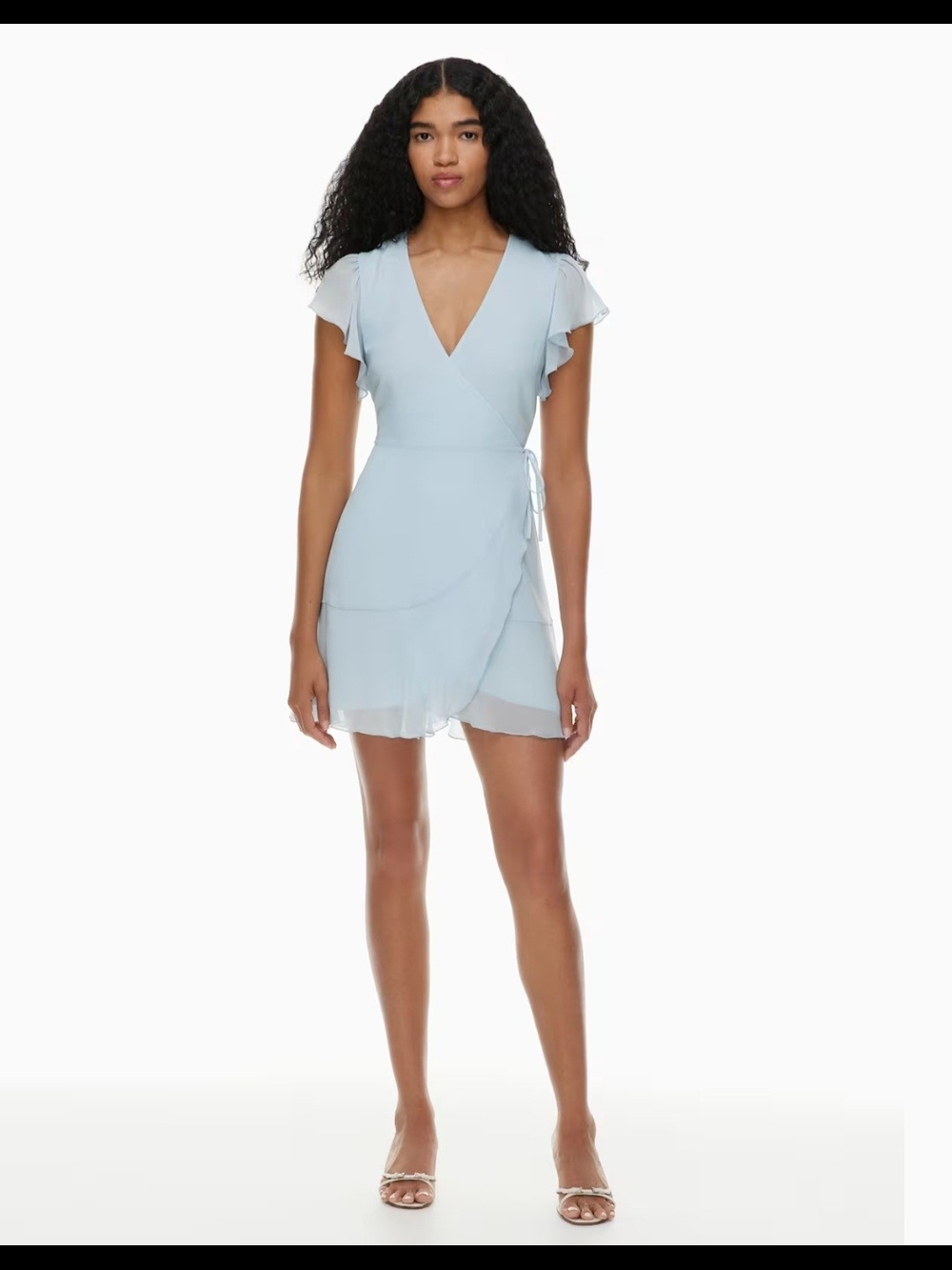 Wilfred Aritizia Light Blue Blouse - Classic Minimalist Large